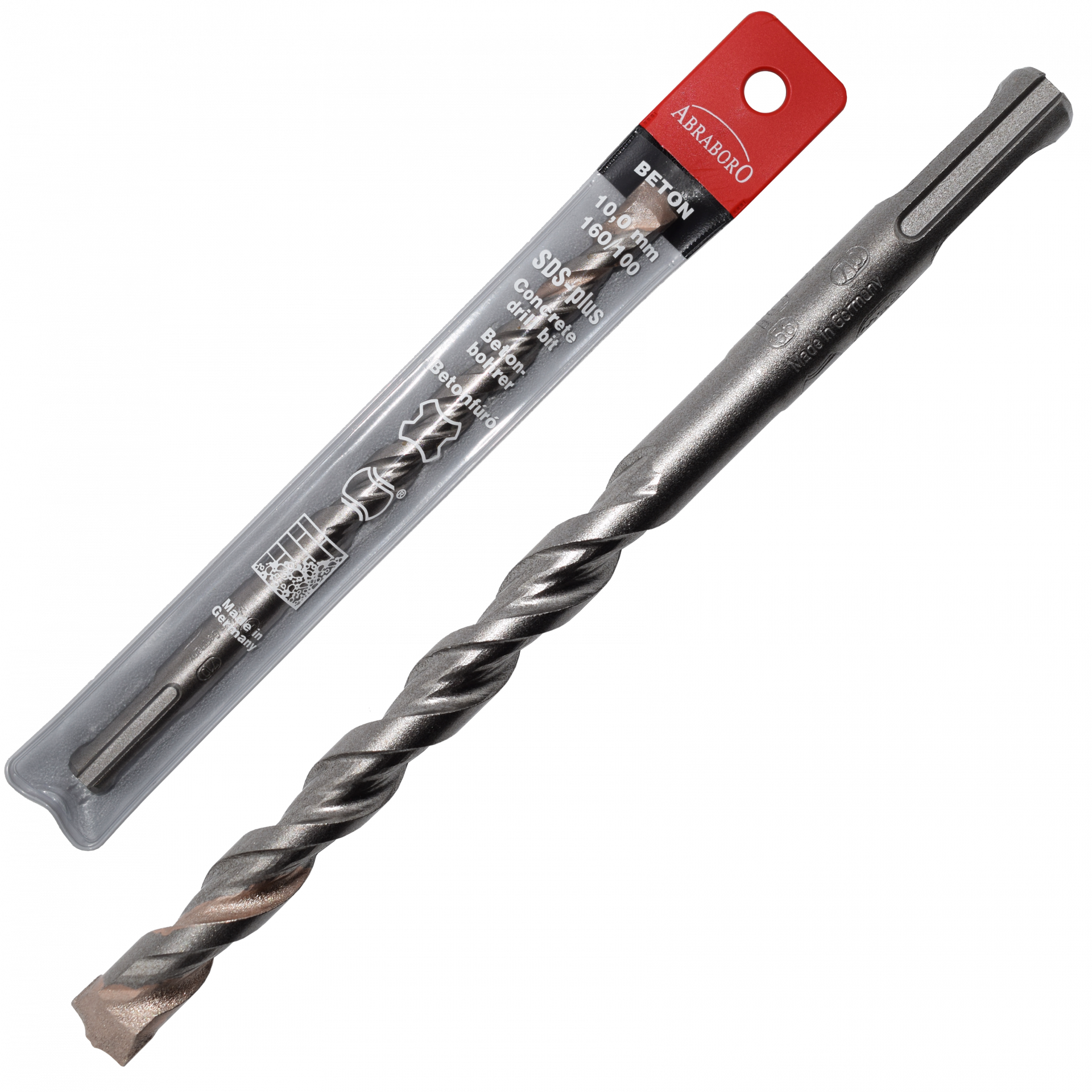 Abraboro 10 x 450 / 400 mm SDS-plus TWIXX betonfúró műanyag tasakban termék fő termékképe