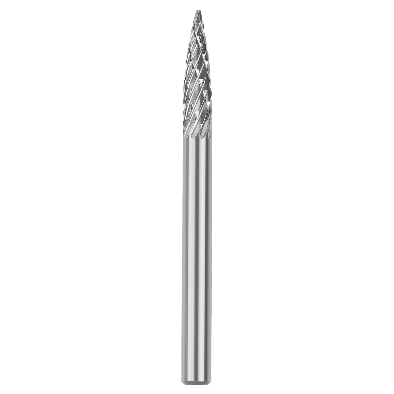 Abraboro 3 x 38 mm G alakú keményfém turbómaró kereszt fogazással - hegyes végű, ívelt termék fő termékképe