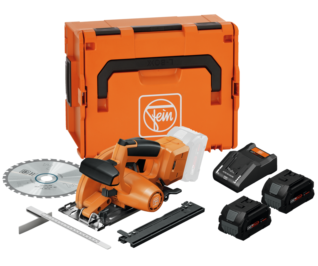 Fein F-IRON Cut 57 AS akkus fémvágó körfűrész (2 x 8.0 Ah Li-ion akkuval, L-BOXX-ban) termék fő termékképe