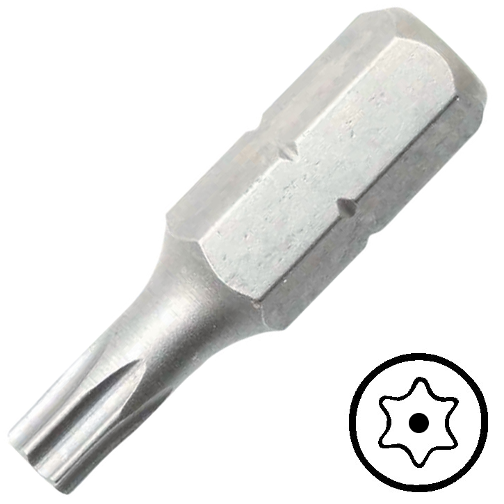 KENNEDY TX25 furatos Torx csavarbehajtó bit 1/4" hatszög illesztéssel, 25 mm termék fő termékképe