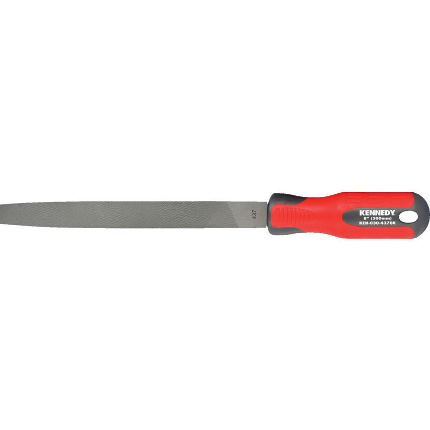 KENNEDY 8" (200 mm) félkerek félsimító műhelyreszelő nyéllel termék fő termékképe