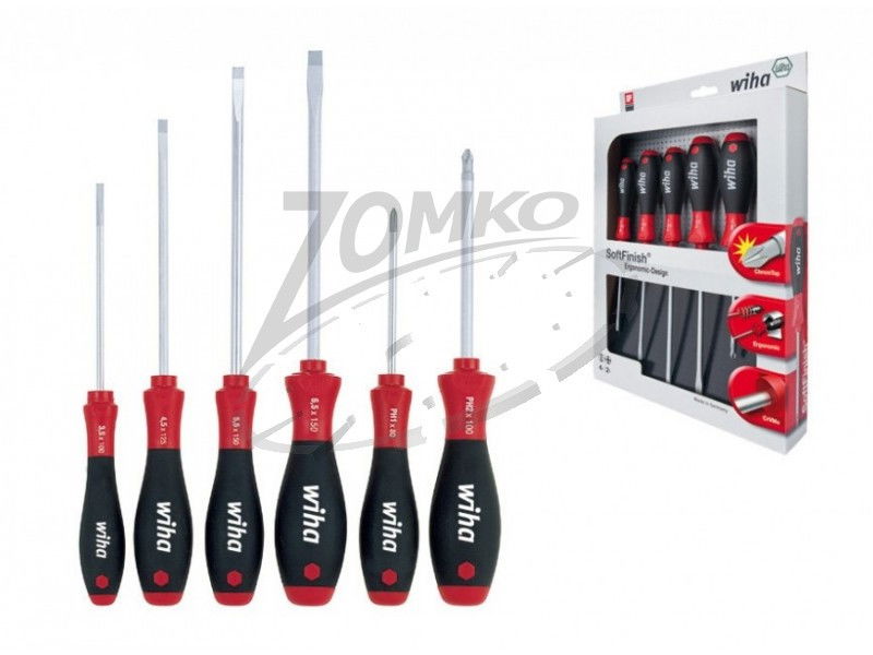WIHA SoftFinish csavarhúzó készlet 6r. SL+PZ termék fő termékképe