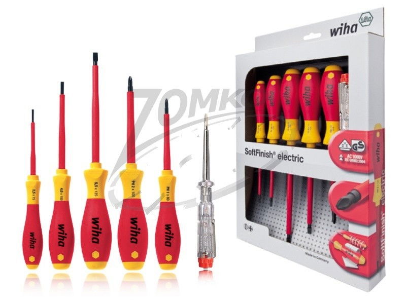 WIHA SoftFinish electric VDE csavarhúzó készlet 5+1r. termék fő termékképe