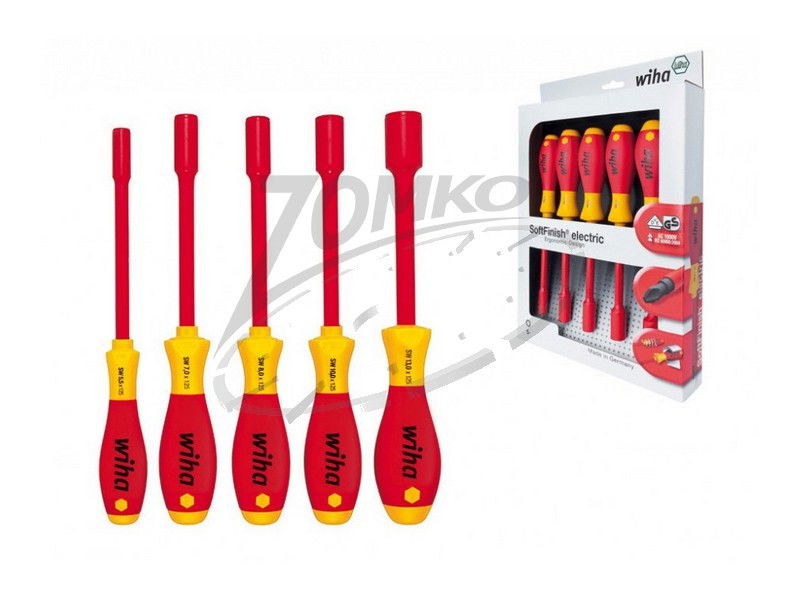 WIHA SoftFinish electric VDE nyeles dugókulcs készlet 5r. 5,5-13 termék fő termékképe