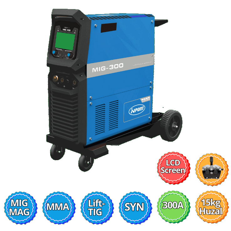 Ivpont MIG/MAG 300 LCD SYN Co hegesztőgép ÚJDONSÁG!!!    LCD kijelző ! termék fő termékképe