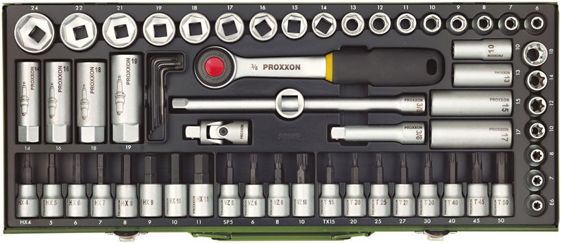 3/8" Dugókulcs készlet, 65 részes, 6 - 24 mm termék fő termékképe