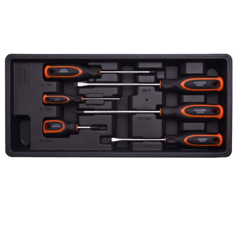 Csavarhúzó készlet C-Plus, 6 részes, tálcás termék fő termékképe