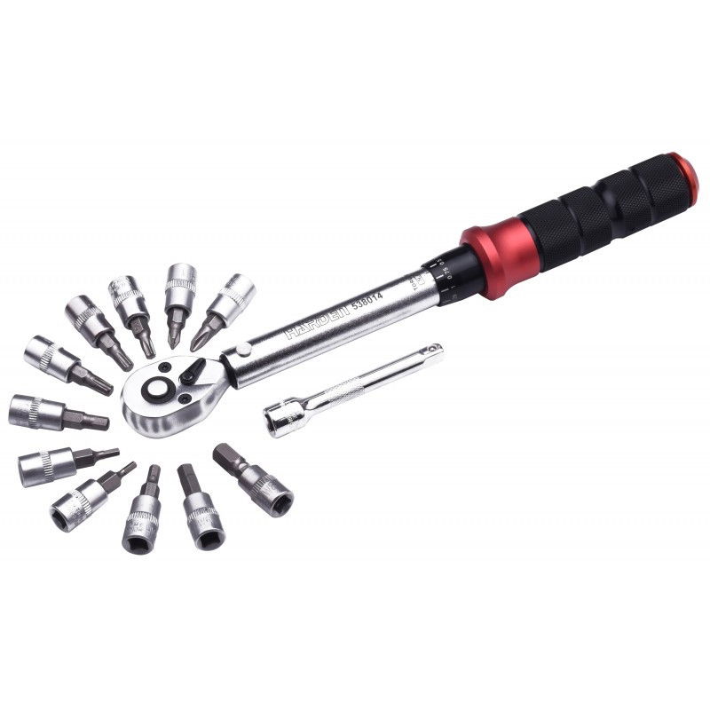 Harden Nyomatékkulcs készlet 1/4" 5-25 Nm, 13 részes termék fő termékképe