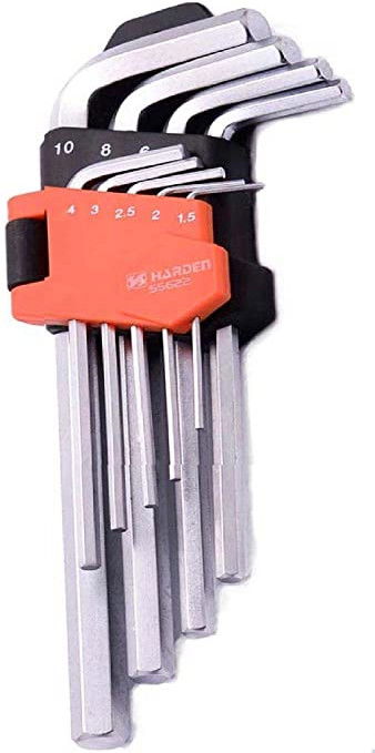 Imbuszkulcs készlet, 9 részes, 1,5-10 mm termék fő termékképe