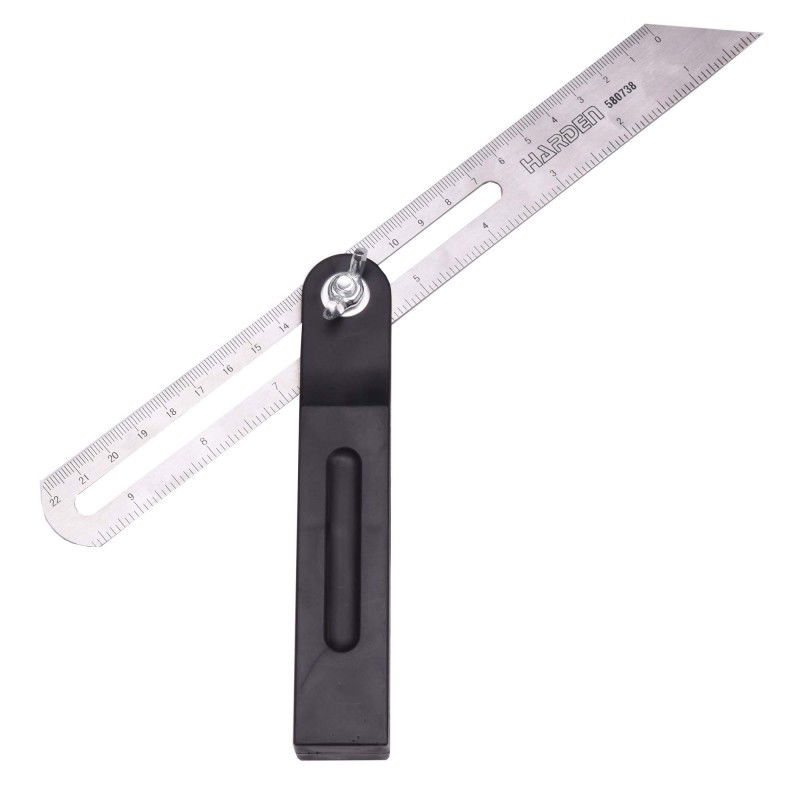 Vonalzó 200 mm, RM acél állítható termék fő termékképe