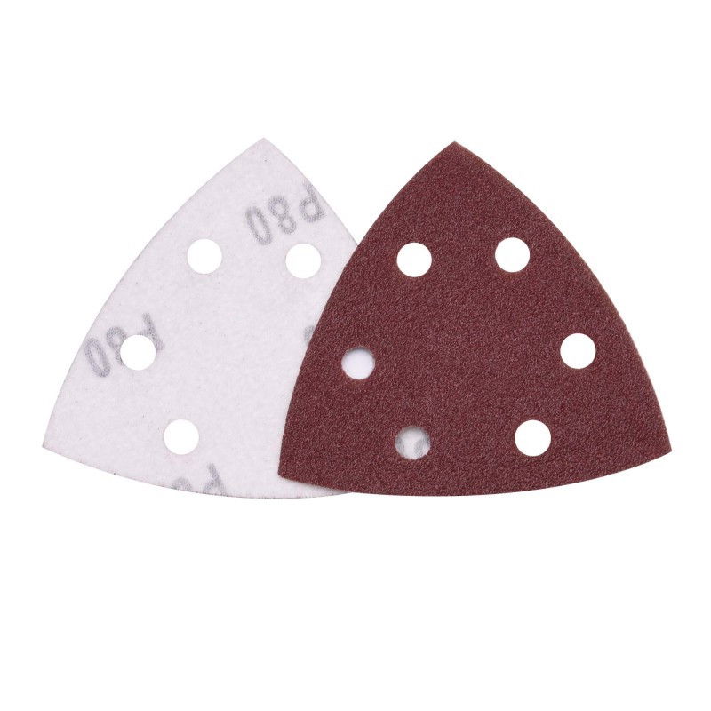 Delta csiszolópapír 83x83x83 6 lyuk 10db/cs termék fő termékképe