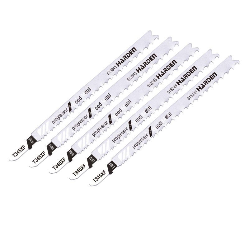 Szúrófűrészlap T345XF fa- fém 132/105/2,5 -5,0 /5 db/ termék fő termékképe