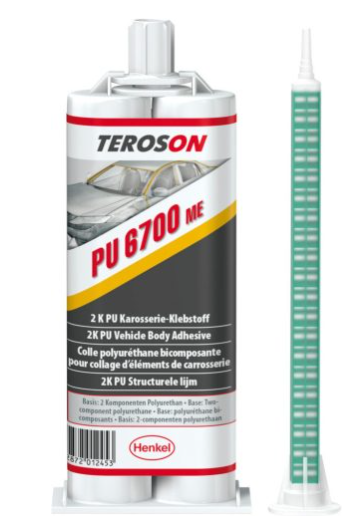 Teroson PU 6700 kétkomponensű karosszéria elem ragasztó 2x25 ml termék fő termékképe