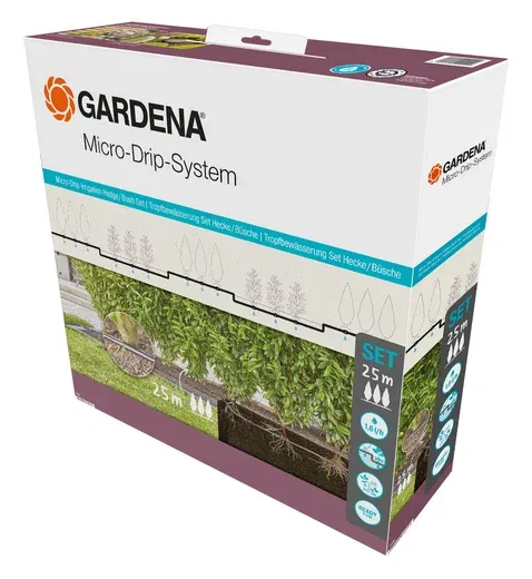 Gardena Micro-Drip-System csepegtetőcső készlet növénysorokhoz, süllyeszthető, 13 mm, 25 m termék fő termékképe
