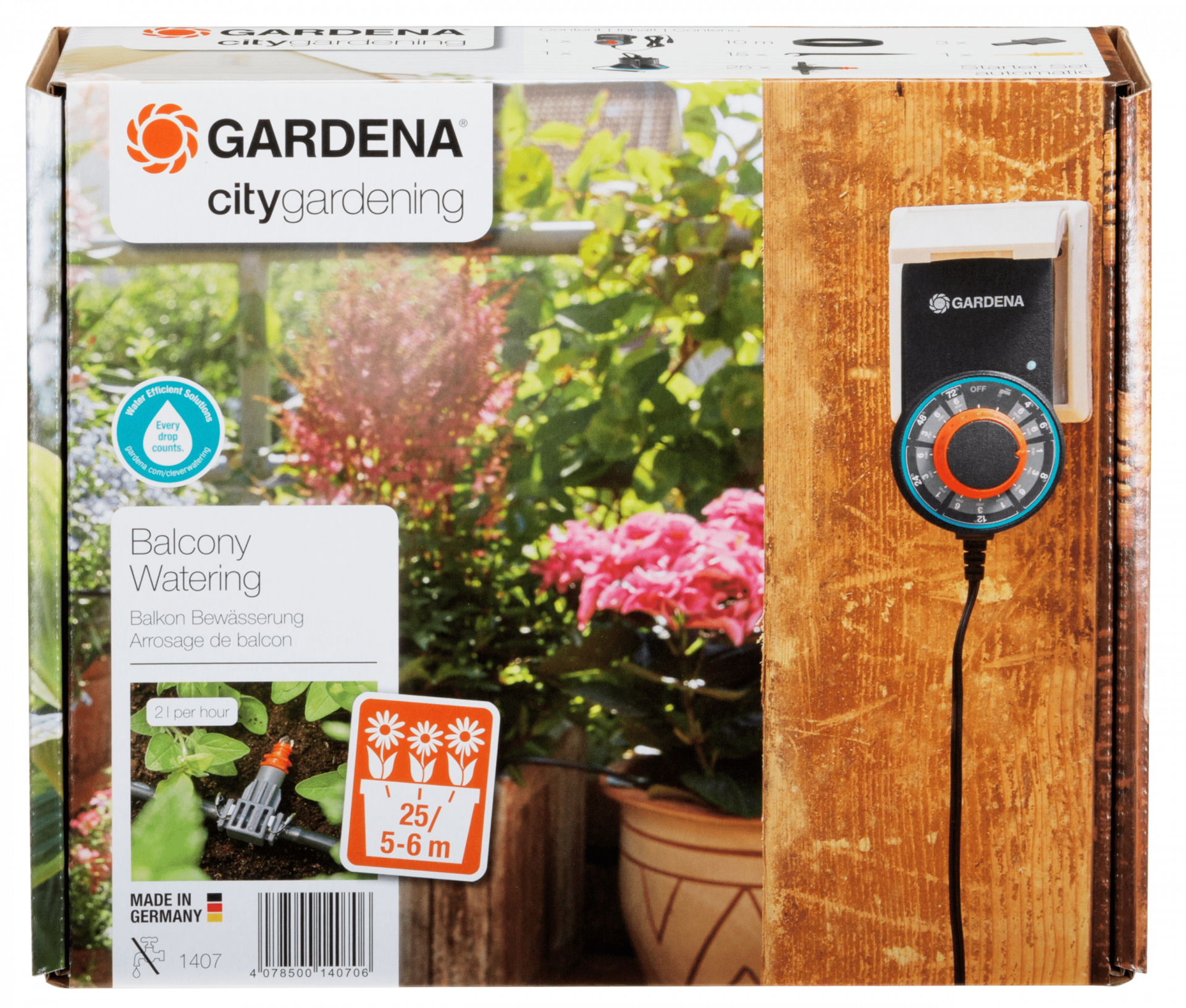 Gardena City gardening önműködő erkélyláda öntözés termék fő termékképe