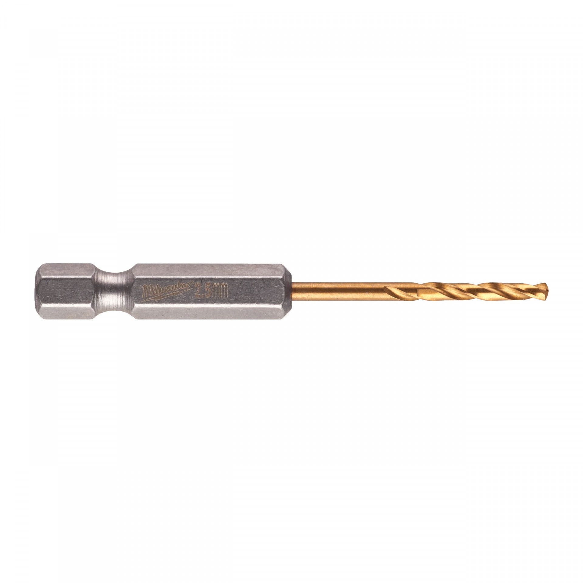 Milwaukee Shockwave™ HSS-G titán-nitrid RED HEX fém fúrószár, 2.5 x 19/62 mm, 2 db/csomag termék fő termékképe