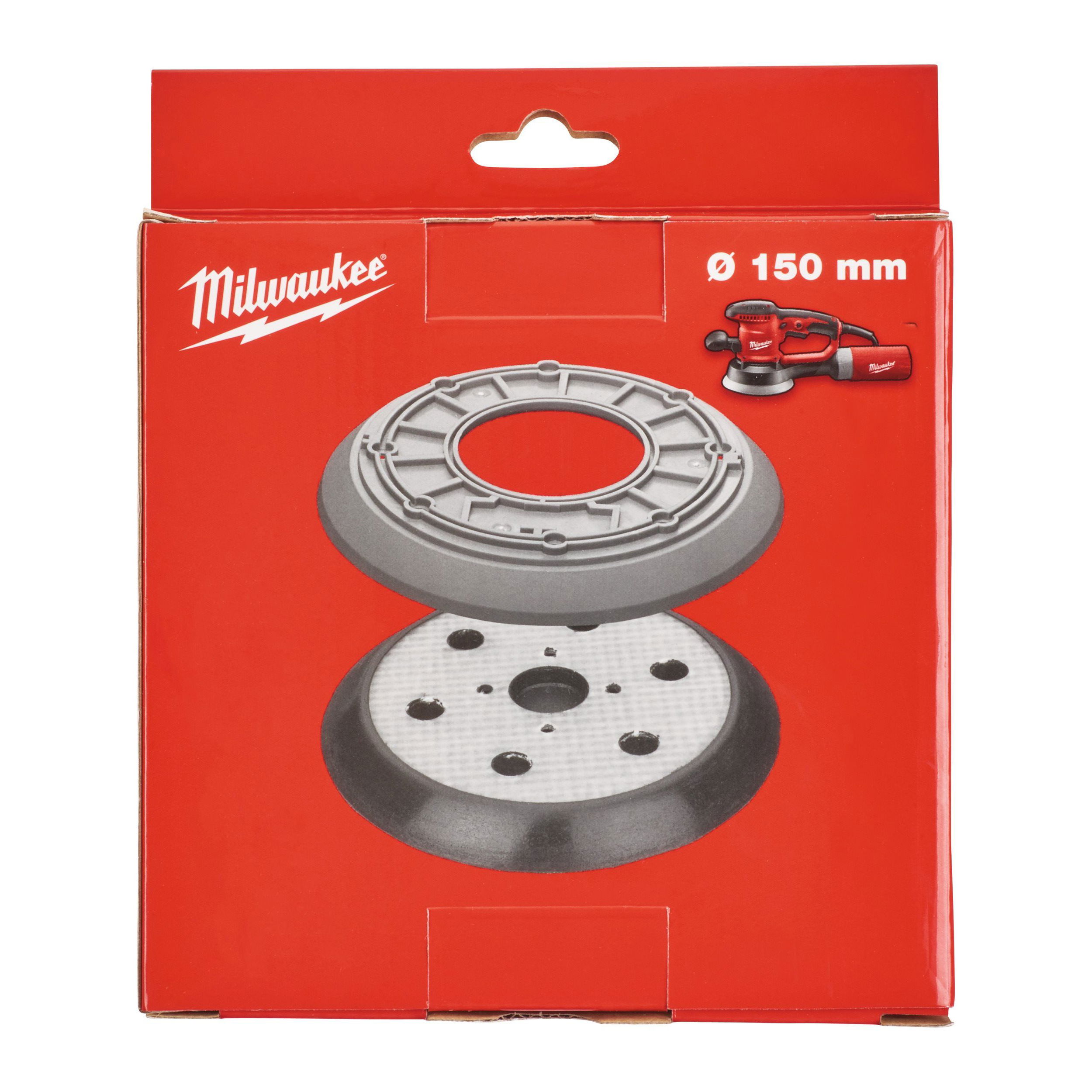 Milwaukee 6-lyukú alaplap gumigyűrűvel, Ø150 mm termék fő termékképe
