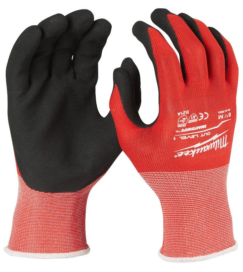 Milwaukee Vágásbiztos védőkesztyű, 1/A vágási szint, 12 pár/csomag termék fő termékképe