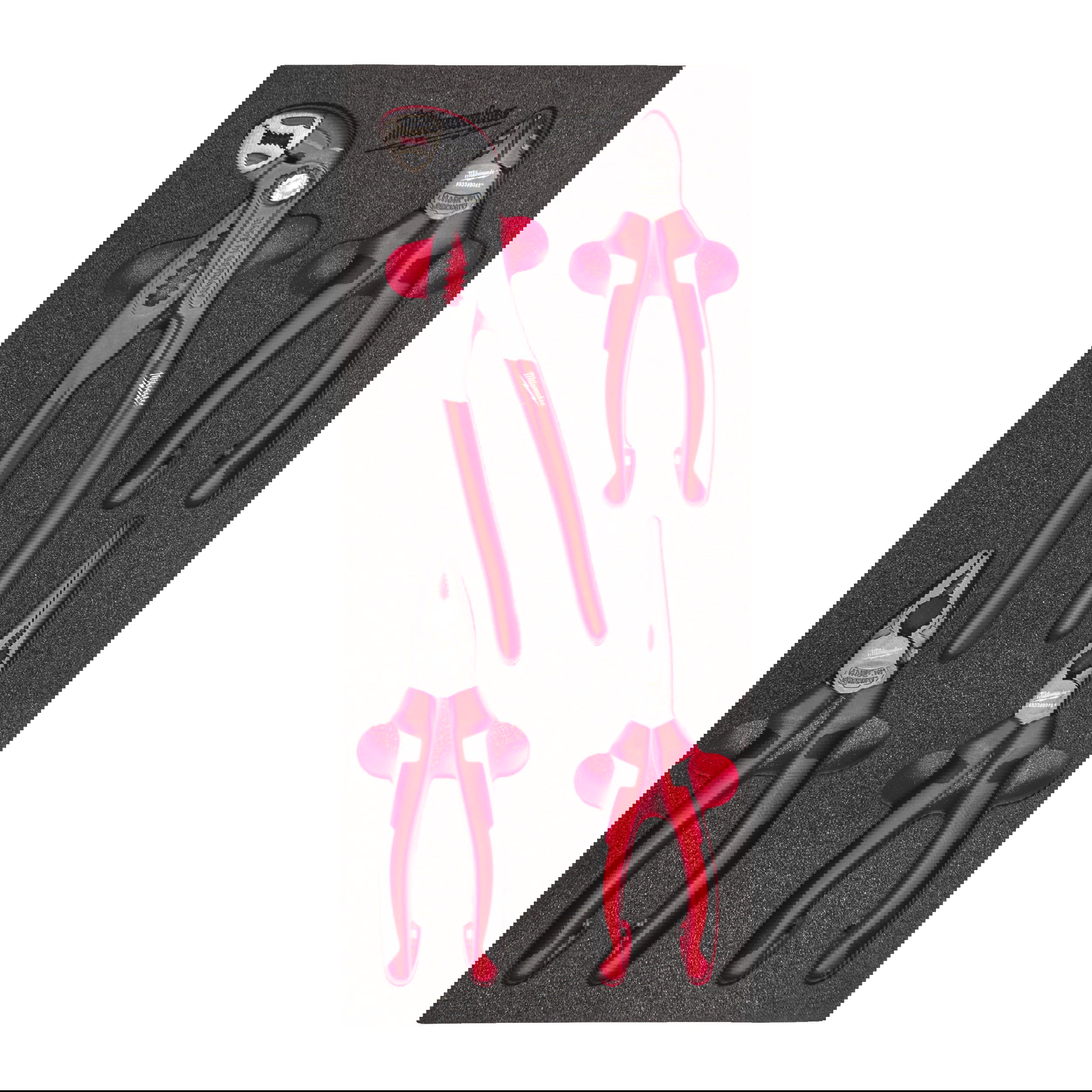 Milwaukee Fogó készlet habbetétben, 4 darabos termék fő termékképe