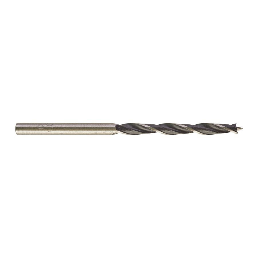 Milwaukee Hengeres szárú fafúró központosító csúccsal, DIN 7487 E, 4 x 43/75 mm termék fő termékképe