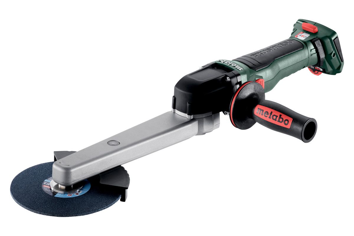 METABO KNSVB 18 LTX BL 150 akkumulátoros sarokvarrat-csiszoló (akku és töltő nélkül, metaBOX kofferben) termék fő termékképe