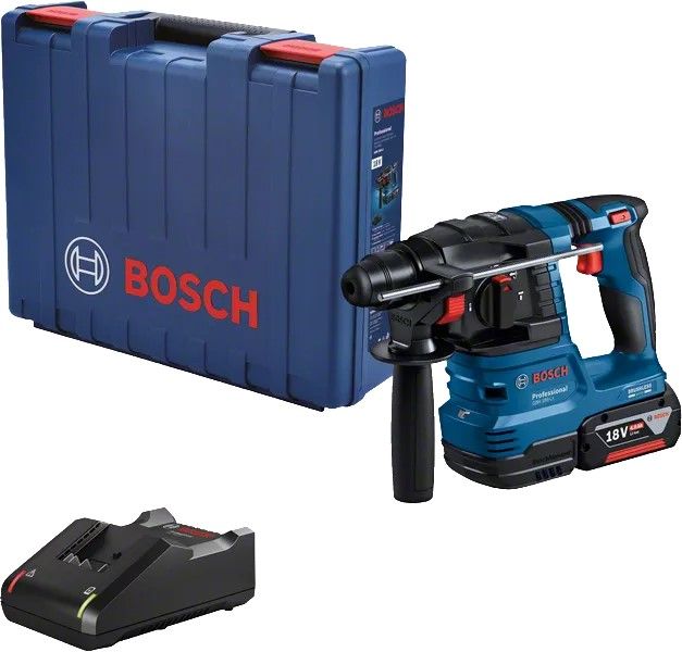 Bosch GBH 185-LI akkus SDS-plus fúró-vésőkalapács (4.0 Ah Li-ion akkuval, kofferben) termék fő termékképe
